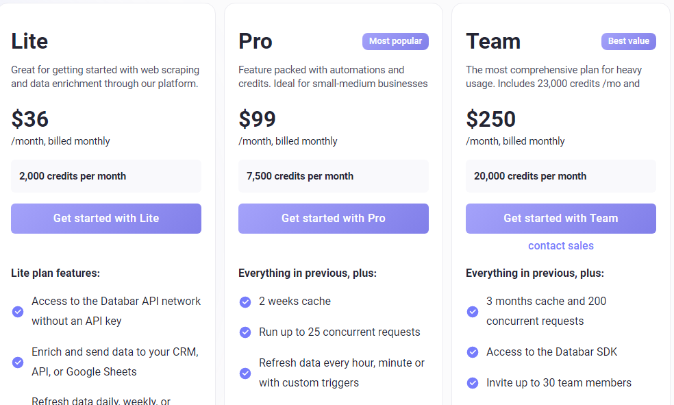 Databar.ai Review Pricing