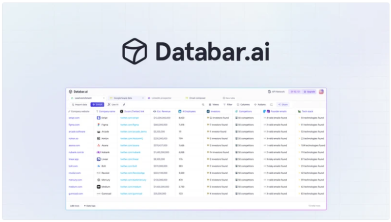 Databar.ai Review Powerful Database Tool