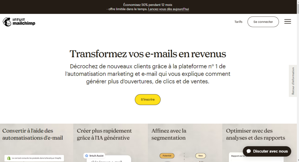 lead generation mailchimp