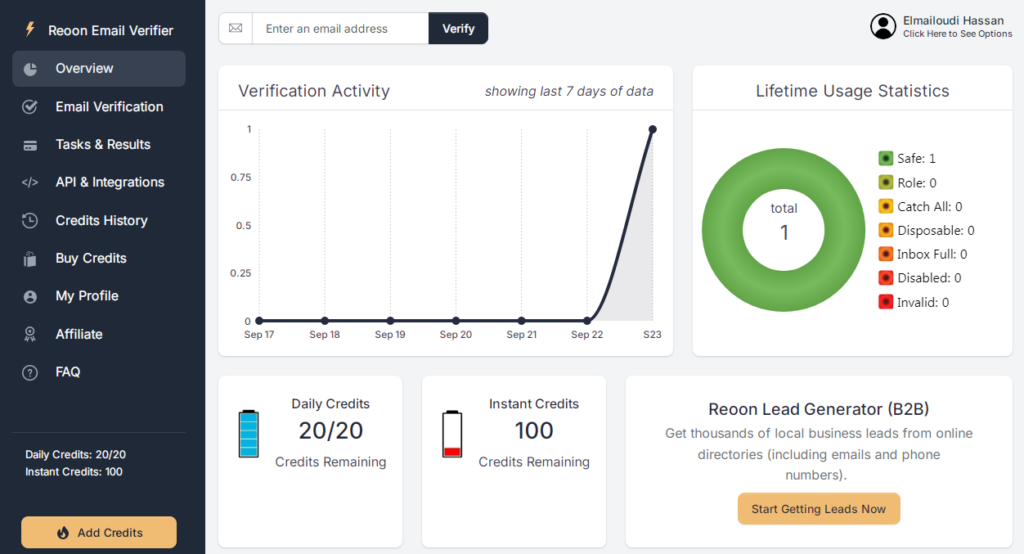 Reoon lead scraper review b2b