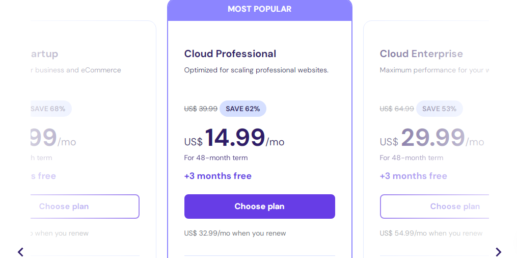 Hostinger Pricing