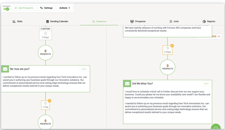 Email Sequences review